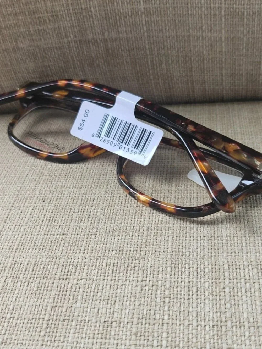 Wallmart Eyeglasses Frame Tortoise Brown Designer Look Eyewear FM13048 NWT $54